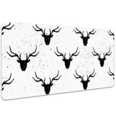 Decormat Namizna podloga Black deer pattern 100x50 cm 