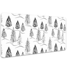 Decormat Podloga za pisalno mizo Winter Christmas tree 100x50 cm 