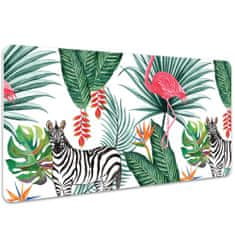 Decormat Podloga za pisalno mizo Plame in zebra 90x45 cm 