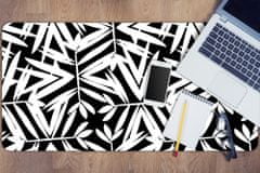 Decormat Podloga za mizo Black and white pattern 100x50 cm 