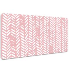 Decormat Podloga za pisalno mizo Pink herringbone 90x45 cm 