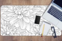 Decormat Namizna podloga Sketched flowers 90x45 cm 