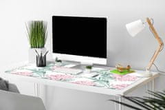 Decormat Podloga za pisalno mizo Light pink flowers 100x50 cm 