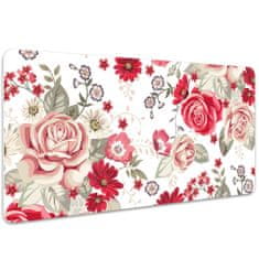 Decormat Namizna podloga Red flowers 90x45 cm 