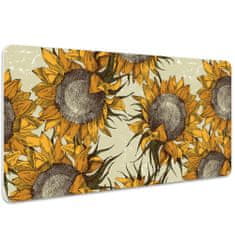 Decormat Podloga za pisalno mizo Retro sunflowers 90x45 cm 