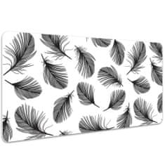 Decormat Podloga za pisalno mizo Drawn feathers 90x45 cm 