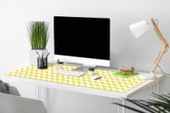 Decormat Podloga za pisalno mizo Yellow zigzags 90x45 cm 