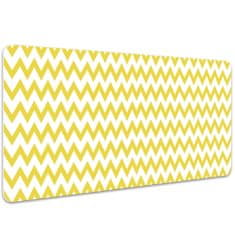 Decormat Podloga za pisalno mizo Yellow zigzags 90x45 cm 