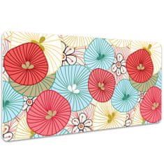 Decormat Podloga za pisalno mizo Floral pattern 90x45 cm 