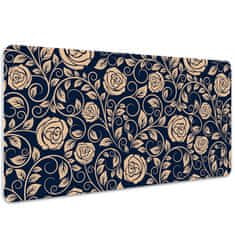 Decormat Podloga za pisalno mizo Vintage golden roses 120x60 cm 