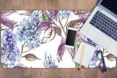 Decormat Podloga za pisalno mizo Purple leaves 90x45 cm 