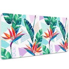 Decormat Podloga za pisalno mizo Tropical flora 100x50 cm 