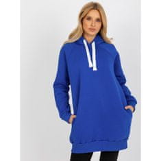 Ex moda Ženski pulover s kapuco ZION cobalt EM-BL-695.25X_393797 Univerzalni