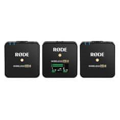 Rode RØDE Wireless GO II - brezžični mikrofon s sistemom za prenos zvoka, dolžina baterije do 7 ur, doseg 200 m