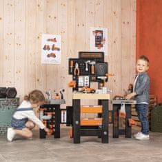 Smoby  Black&amp;Decker Mega delavnica inštalater, pleskar, slikopleskar 3v1 100 Dodatki