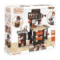 Smoby  Black&amp;Decker Mega delavnica inštalater, pleskar, slikopleskar 3v1 100 Dodatki