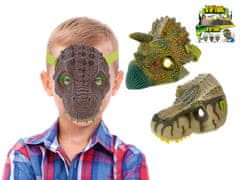 Mikro Trading Maska dinozavra 19 cm