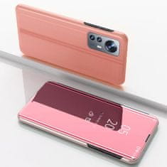 slomart ovitek clear view case za ovitek xiaomi 12 lite z zavihkom roza