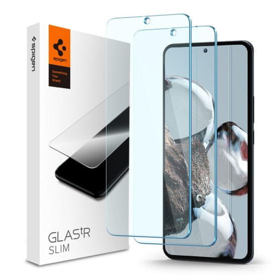 Spigen zaščitno steklo glas.tr slim 2-pack xiaomi 12t / 12t pro clear