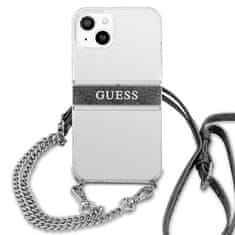 Guess Guess 4G Silver Stripe Crossbody - Ohišje za iPhone 13 mini