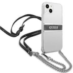 Guess Guess 4G Silver Stripe Crossbody - Ohišje za iPhone 13 mini