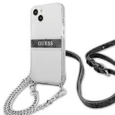 Guess Guess 4G Silver Stripe Crossbody - Ohišje za iPhone 13 mini