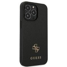 Guess Guess Saffiano 4G Small Metal Logo - Ohišje za iPhone 13 Pro (črno)