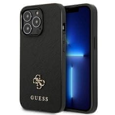 Guess Guess Saffiano 4G Small Metal Logo - Ohišje za iPhone 13 Pro (črno)