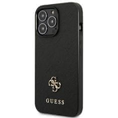 Guess Guess Saffiano 4G Small Metal Logo - Ohišje za iPhone 13 Pro (črno)