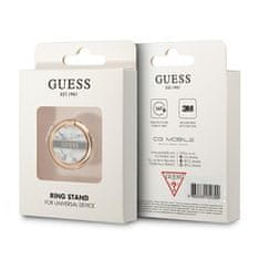 Guess Guess Ring Stand Marble - Magnetno držalo za telefon (belo)