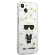 Karl Lagerfeld Karl Lagerfeld Iconic Karl Flower - etui za iPhone 13 (prozoren)