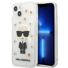 Karl Lagerfeld Karl Lagerfeld Iconic Karl Flower - etui za iPhone 13 (prozoren)