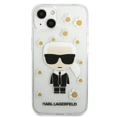 Karl Lagerfeld Karl Lagerfeld Iconic Karl Flower - etui za iPhone 13 (prozoren)