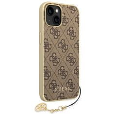 Guess Kolekcija Guess 4G Charms - etui za iPhone 14 Plus (rjav)