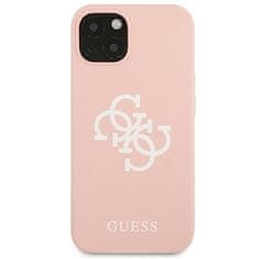 Guess Guess Silikonsko ohišje 4G Big Logo - iPhone 13 (roza)