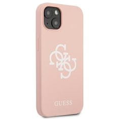 Guess Guess Silikonsko ohišje 4G Big Logo - iPhone 13 (roza)