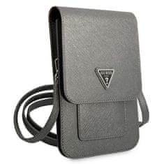 Guess Guess Wallet Saffiano Triangle Logo Phone Bag - torbica za pametne telefone in dodatke (siva)