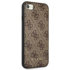 Guess Guess 4G Metal Gold Logo - Ohišje za iPhone SE 2022 / SE 2020 / 8 / 7 (rjavo)