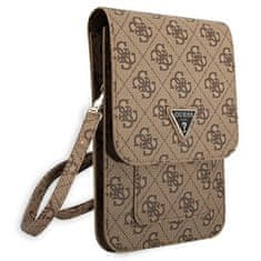 Guess Torbica za telefon Guess Wallet 4G Triangle Logo - torbica za pametne telefone in dodatke (rjava)