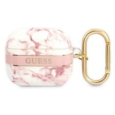 Guess Marmorni trak Guess - etui za Airpods 3 (roza)