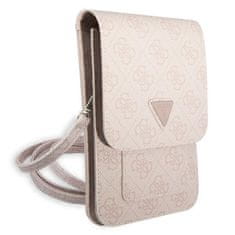 Guess Torbica za telefon Guess Wallet 4G Triangle Logo - torbica za pametne telefone in dodatke (roza)