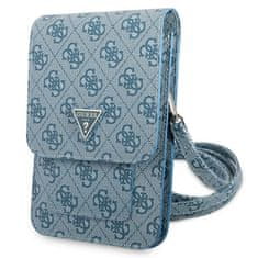 Guess Torbica za telefon Guess Wallet 4G Triangle Logo - torbica za pametne telefone in dodatke (modra)