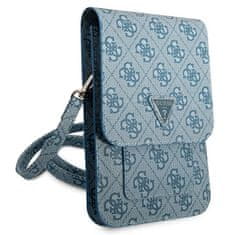 Guess Torbica za telefon Guess Wallet 4G Triangle Logo - torbica za pametne telefone in dodatke (modra)