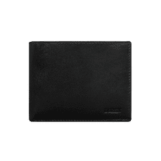LOREN Vodoravna črna moška denarnica CE-PF-W-15936-GAN.82_301084 Univerzalni