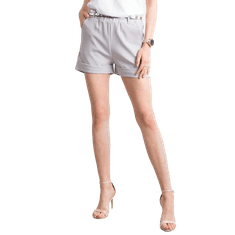 FANCY Ženske kratke hlače s pasom TYREKE sive barve FA-SN-5037.92P_317186 L-XL