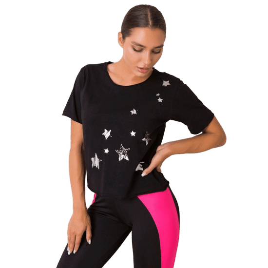 For Fitness Ženska majica Star FOR FITNESS črna 131-TS-AMZ1010.63P_353817