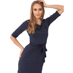 NieZnaszMnie Ženske Clementine DONNA Dress Navy Blue TW-SK-G-073-I.12_359892 L