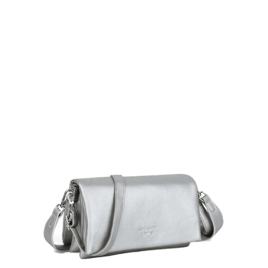 Luigisanto Ženska mini torbica LUIGISANTO srebrna s podolgovatimi črkami OW-TR-6067_362031