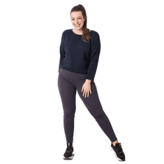 BASIC FEEL GOOD Ženske bombažne gamaše Phoebe plus size sive barve RV-LG-6304.12_360612 3XL