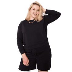 BASIC FEEL GOOD Ženska bombažna majica plus size DONNA black RV-BL-6326.02X_362633 3XL